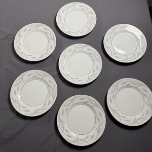 7 Valmont China Japan "Royal Wheat" Bread/ Dessert Plates 6 1/2" W